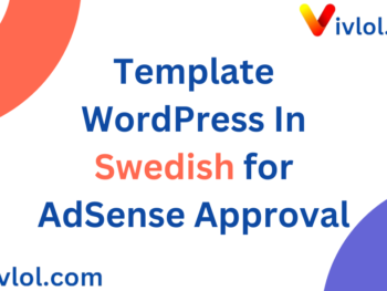 Template WordPress In Swedish for AdSense Approval